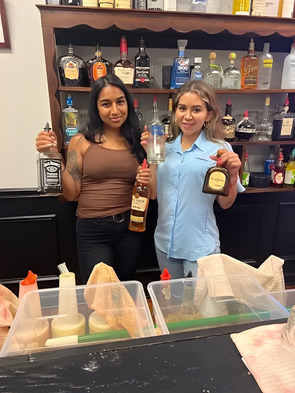Local bartending classes in Savannah GA real bar setup