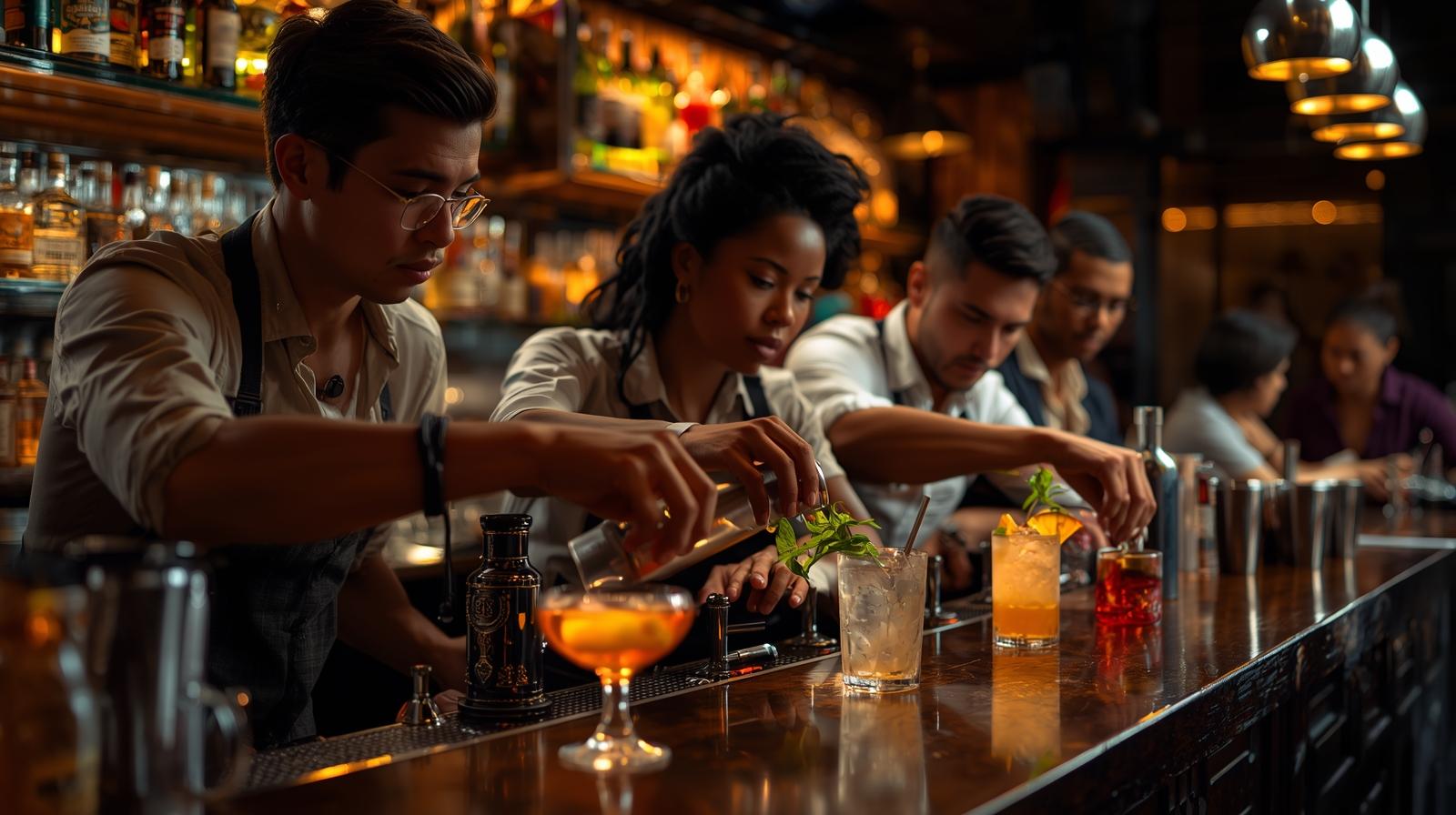 Local bartending classes in Savannah GA real bar setup